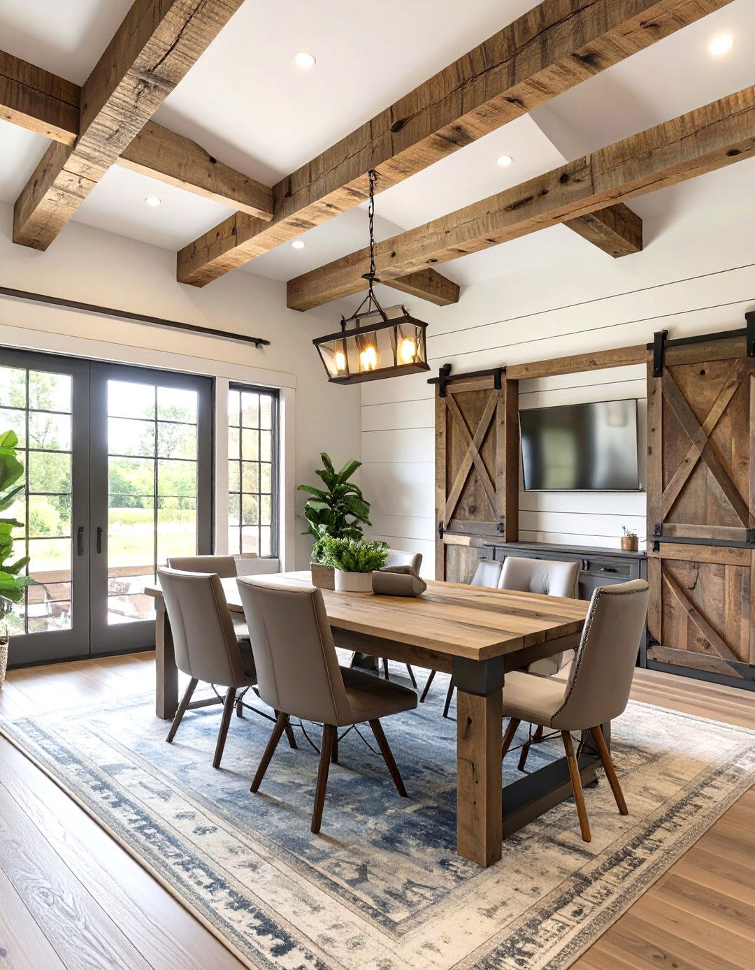 The Rustic Farmhouse Office - 30 office ideas for work