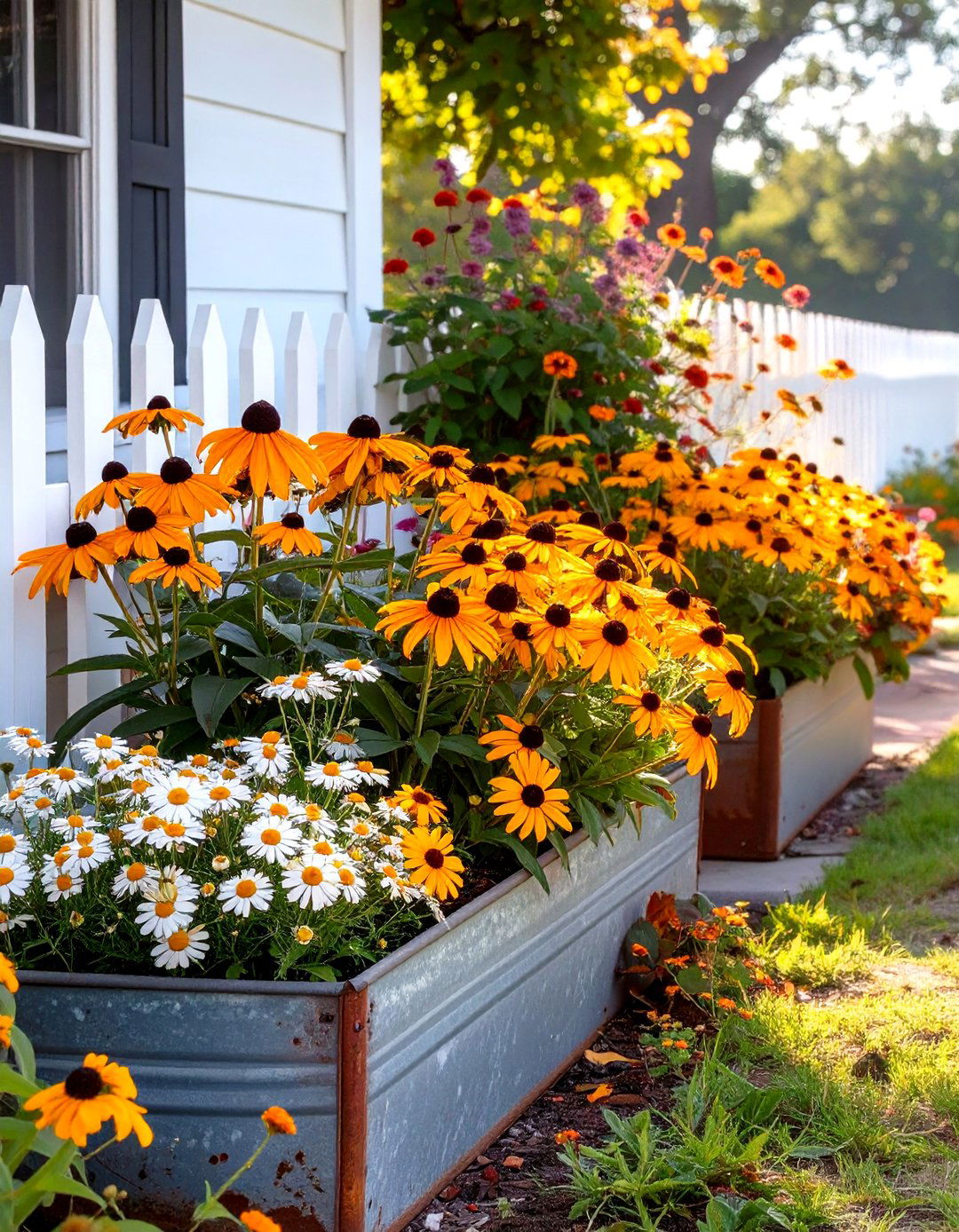 The Rustic Farmhouse Perennial Garden - 30 front house full sun perennial garden designs
