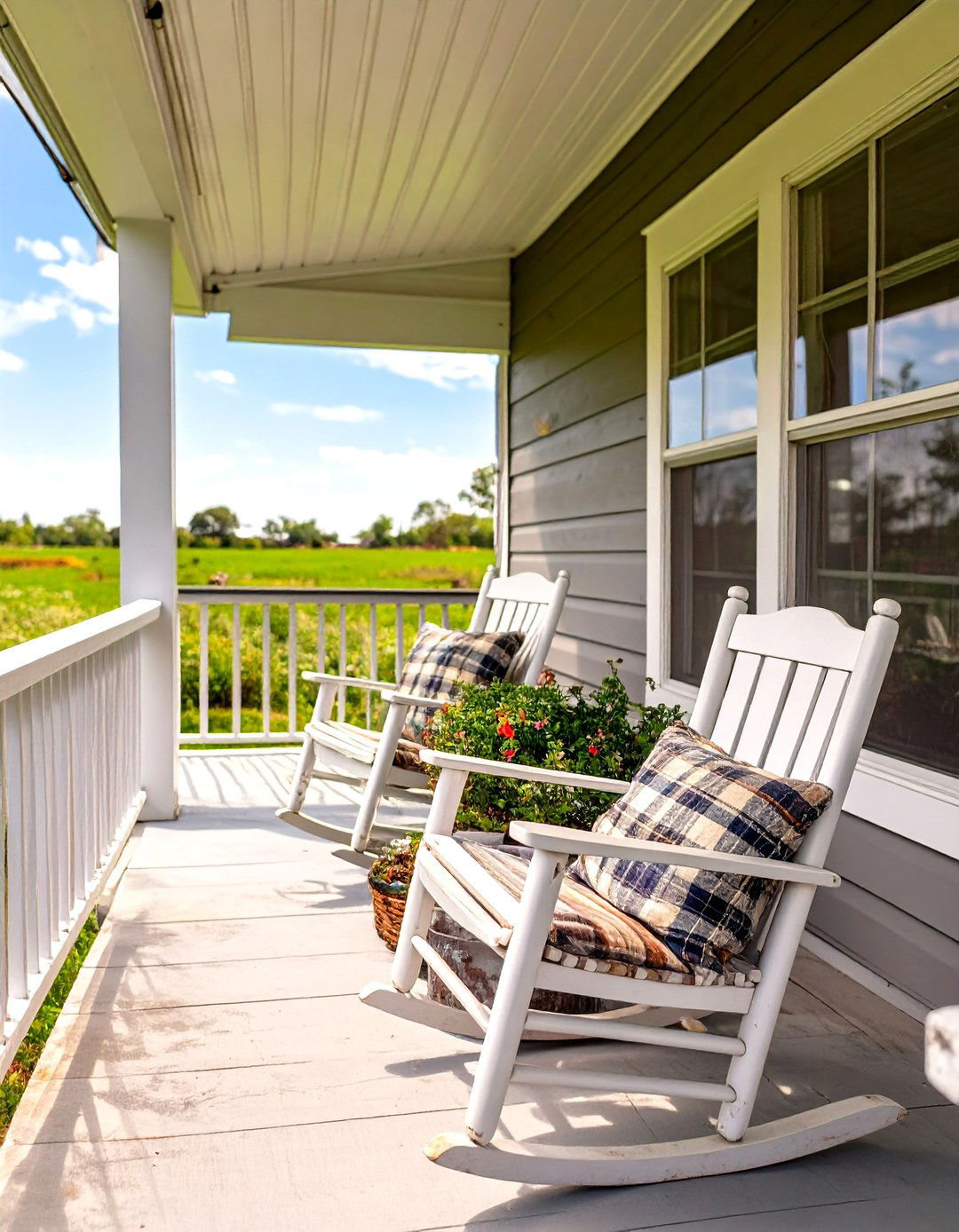 The Rustic Farmhouse Retreat Porch - 30 mobile home front porch ideas