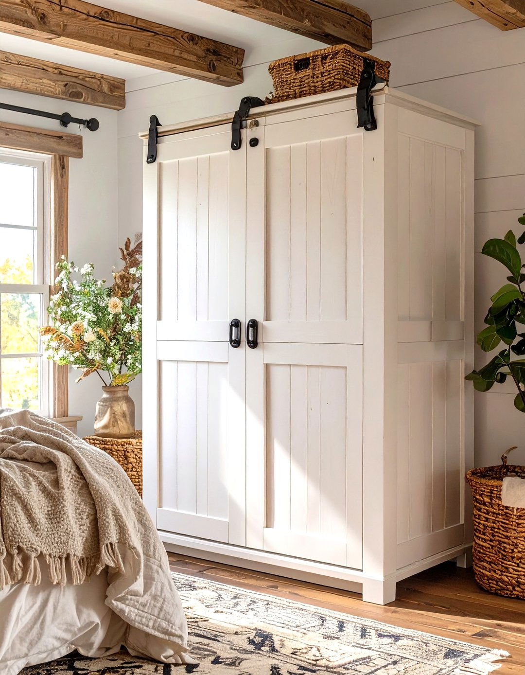The Rustic Farmhouse Wardrobe Design - 30 ikea closet ideas
