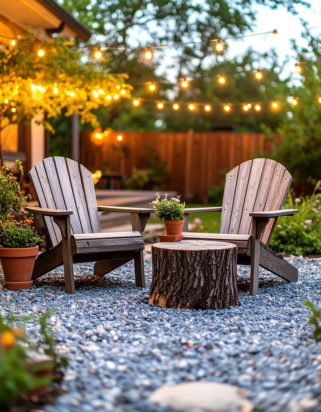 The Rustic Gravel Patio Retreat - 30 diy patio ideas