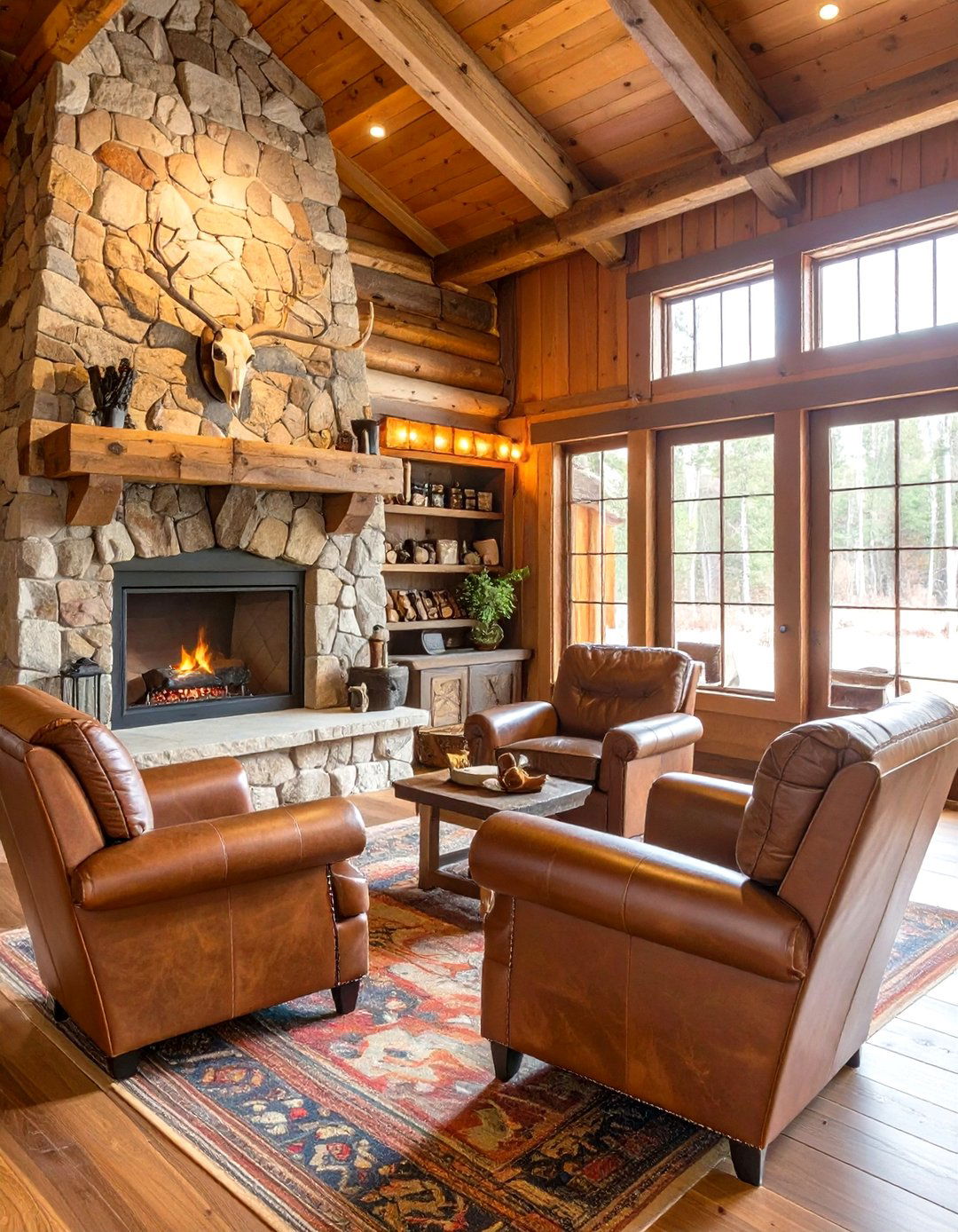 The Rustic Hunting Lodge Man Cave - 30 cool man cave ideas
