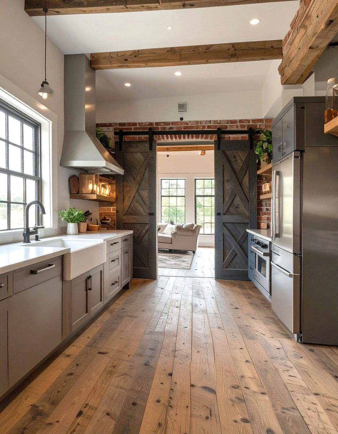 The Rustic Industrial Farmhouse Fusion - 30 industrial house design ideas