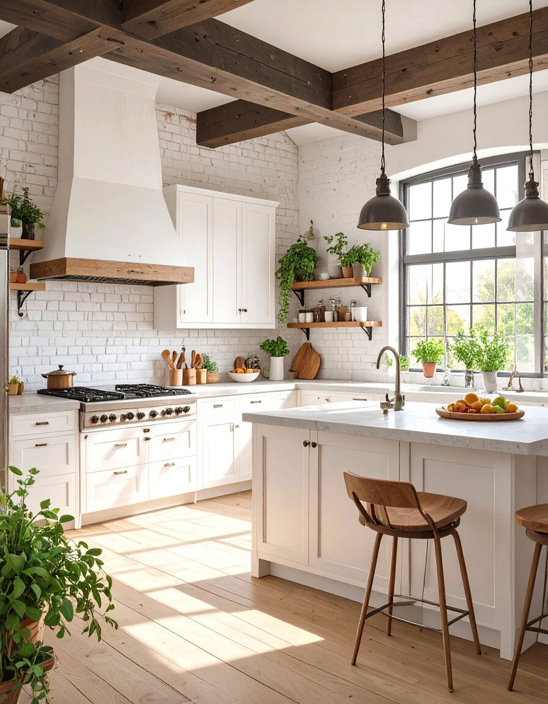 The Rustic Industrial Kitchen - 30 black and white kitchen ideas