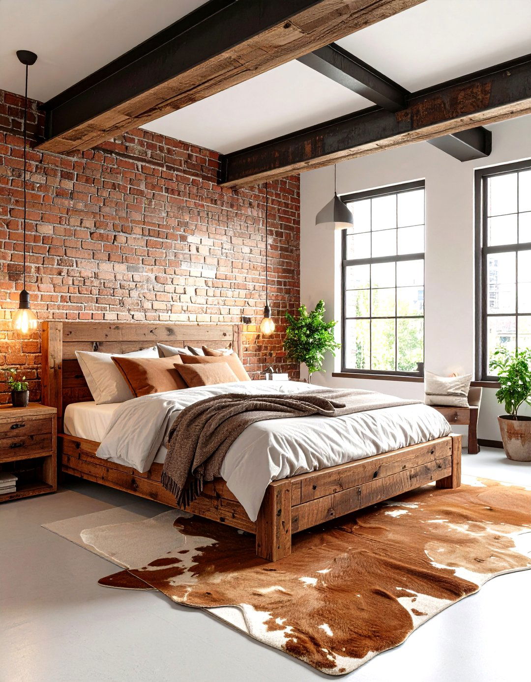 The Rustic Industrial Loft Bedroom - 30 loft bedroom ideas