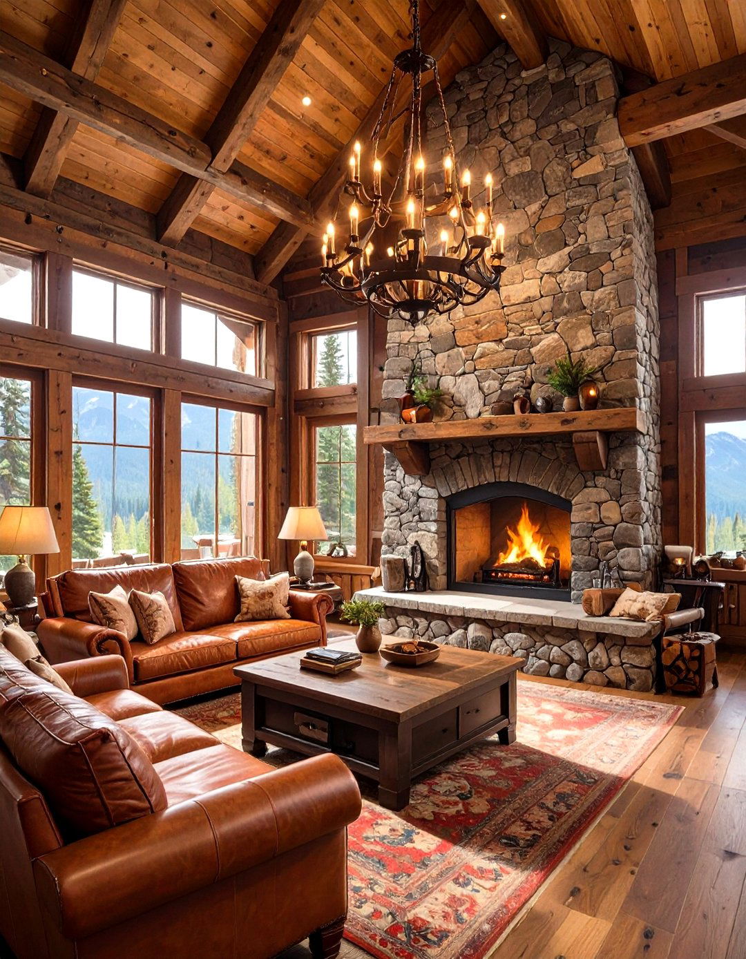 The Rustic Lodge Man Cave - 30 man cave decor ideas
