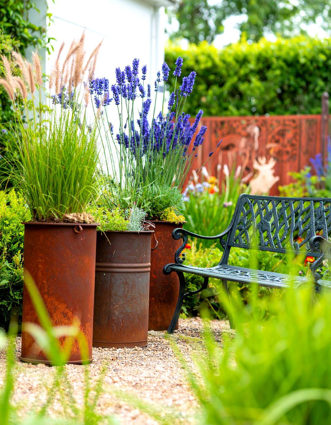The Rustic Metalwork Garden - 30 garden art ideas