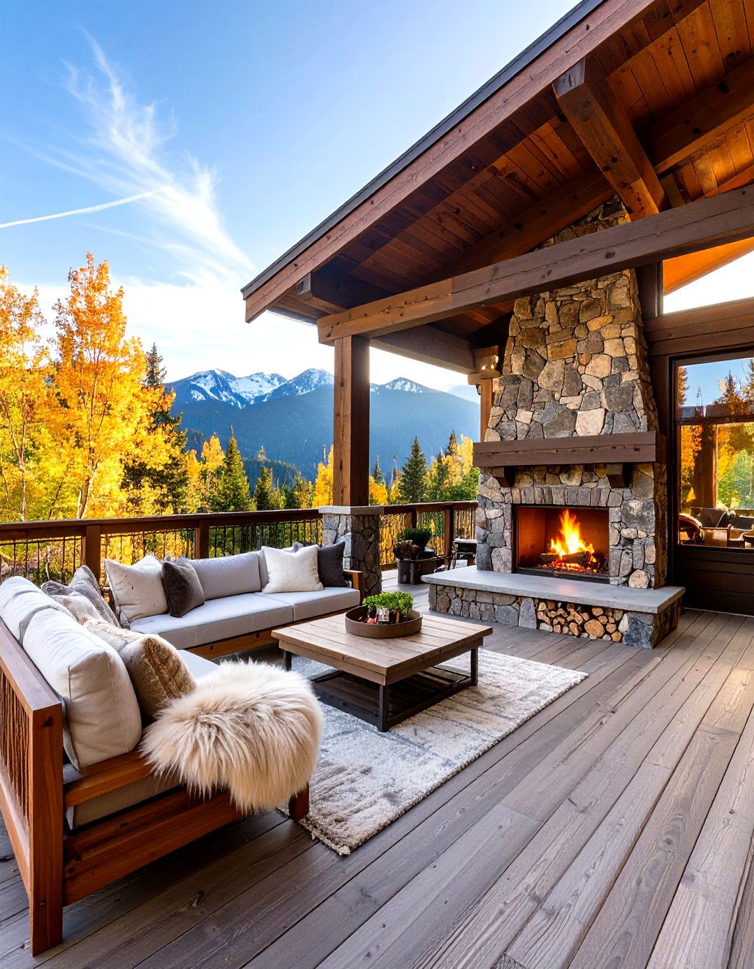 The Rustic Mountain Lodge Deck - 30 design a deck ideas