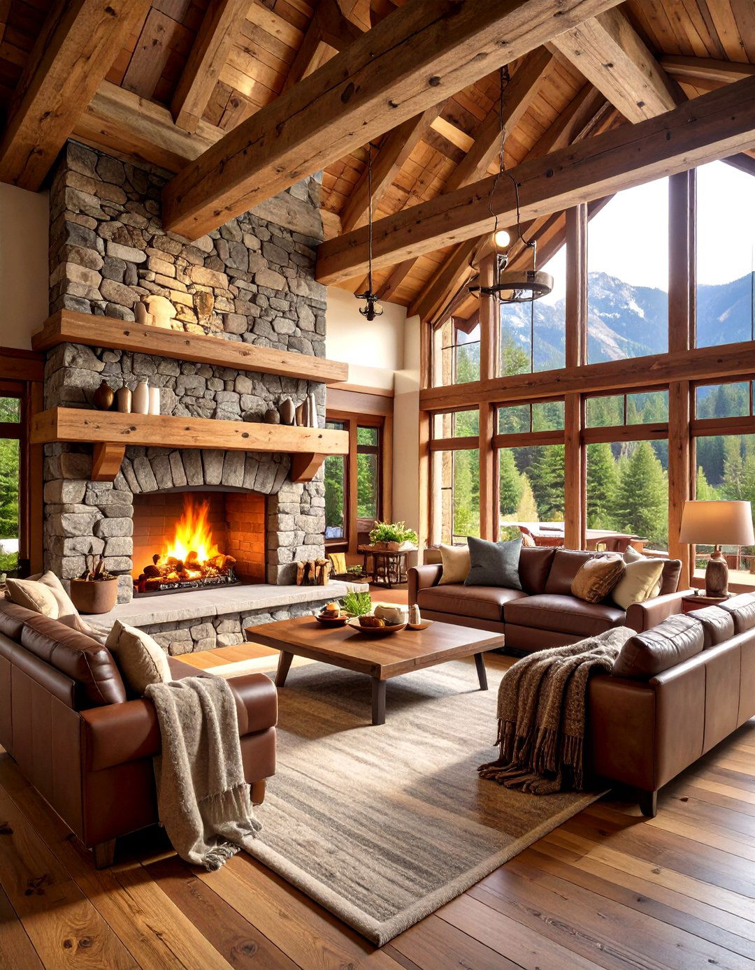 The Rustic Mountain Lodge - 30 3d house design free ideas