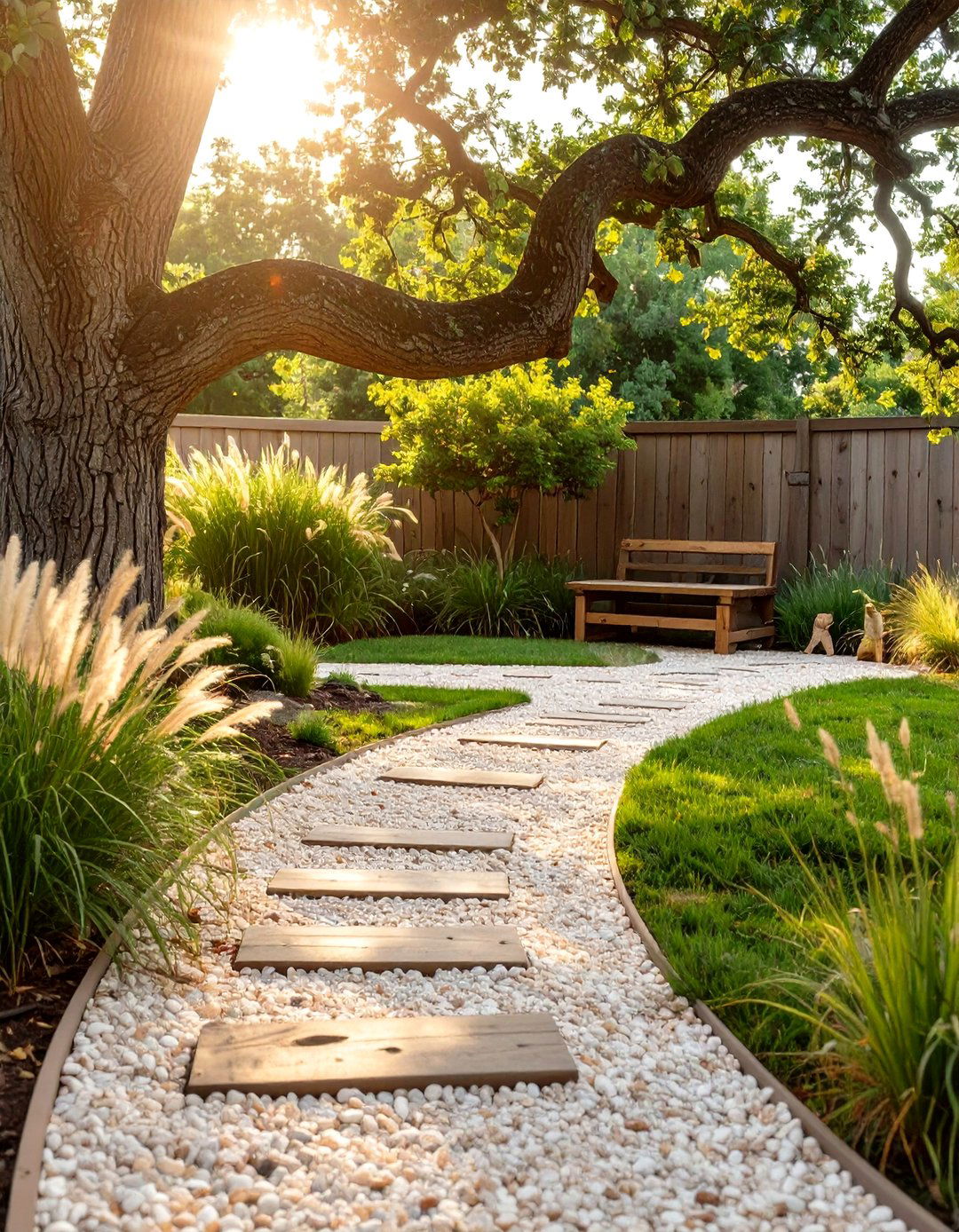 The Rustic Paw Pathway Haven - 30 dog-friendly backyard ideas on a budget