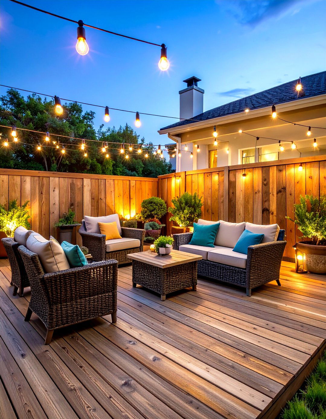 The Rustic Reclaimed Wood Wall - 30 deck privacy screen ideas