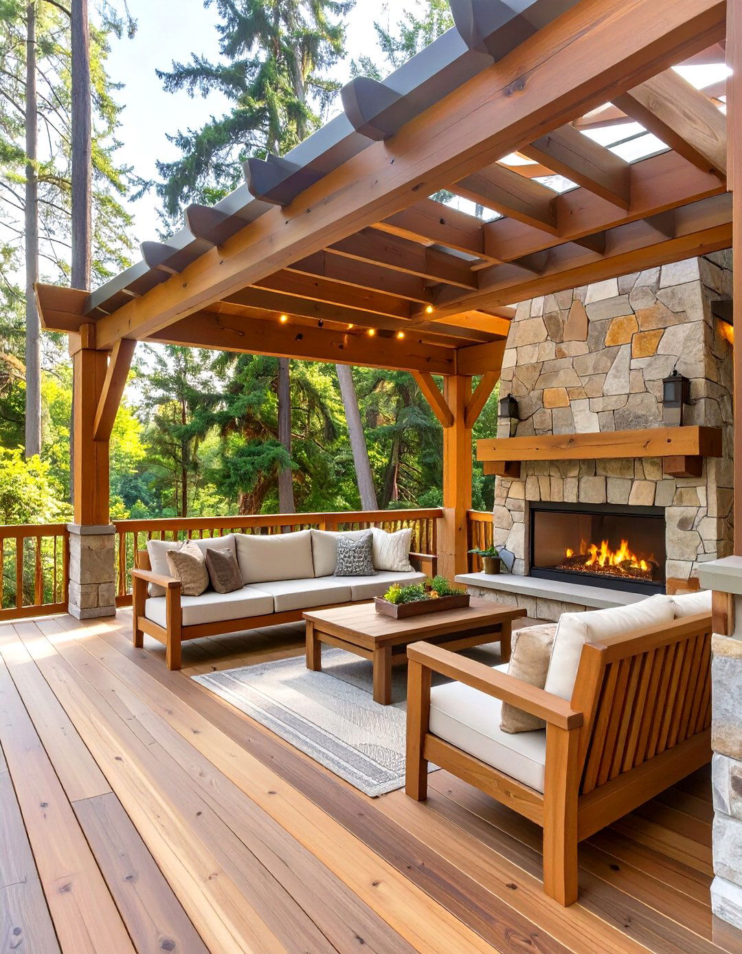 The Rustic Retreat Deck - 30 custom deck designs