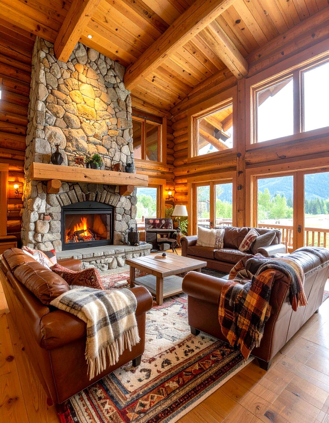 The Rustic Ski Lodge Family Room - 30 family room decor ideas