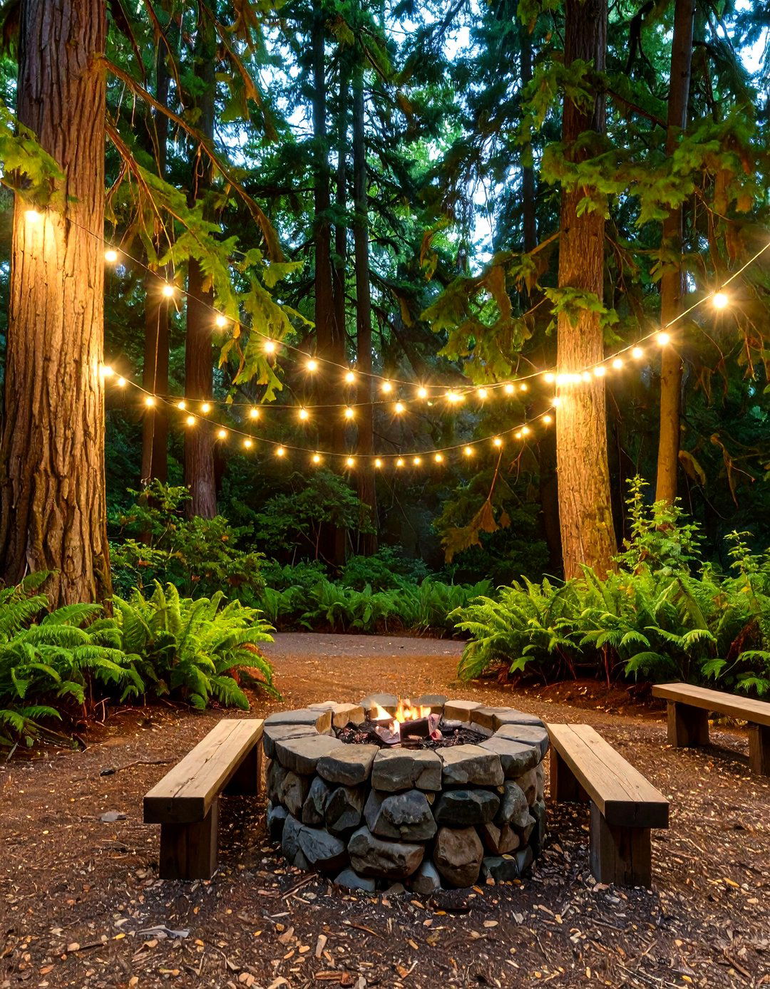 The Rustic Woodland Clearing - 30 custom landscape design ideas