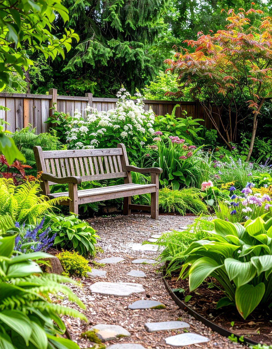 The Rustic Woodland Clearing - 30 easy landscaping ideas
