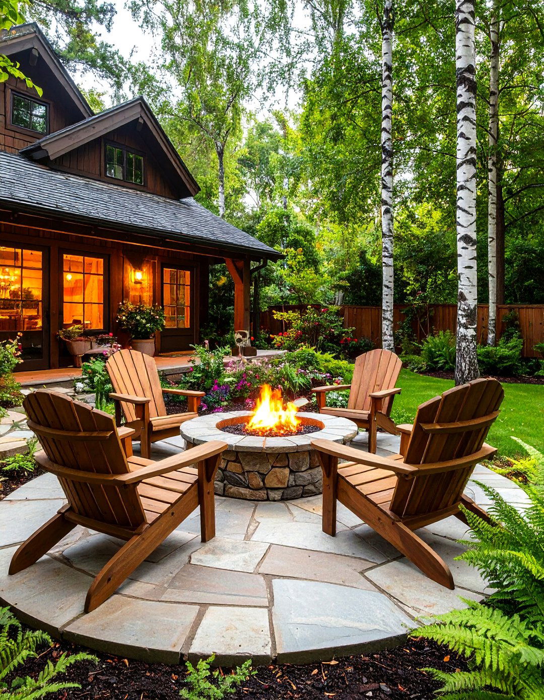 The Rustic Woodland Clearing - 30 backyard landscape ideas
