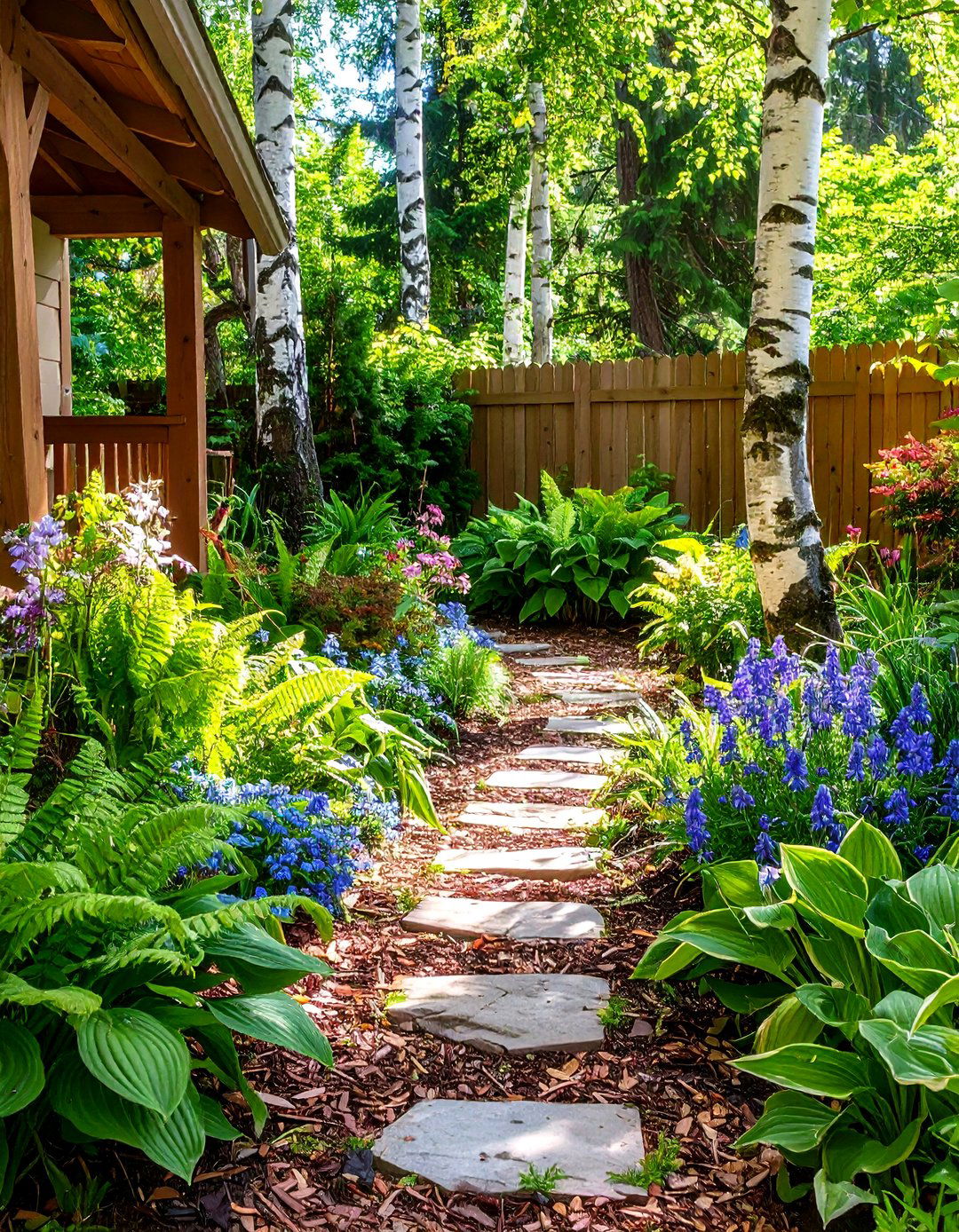 The Rustic Woodland Front Yard - 30 front yard ideas