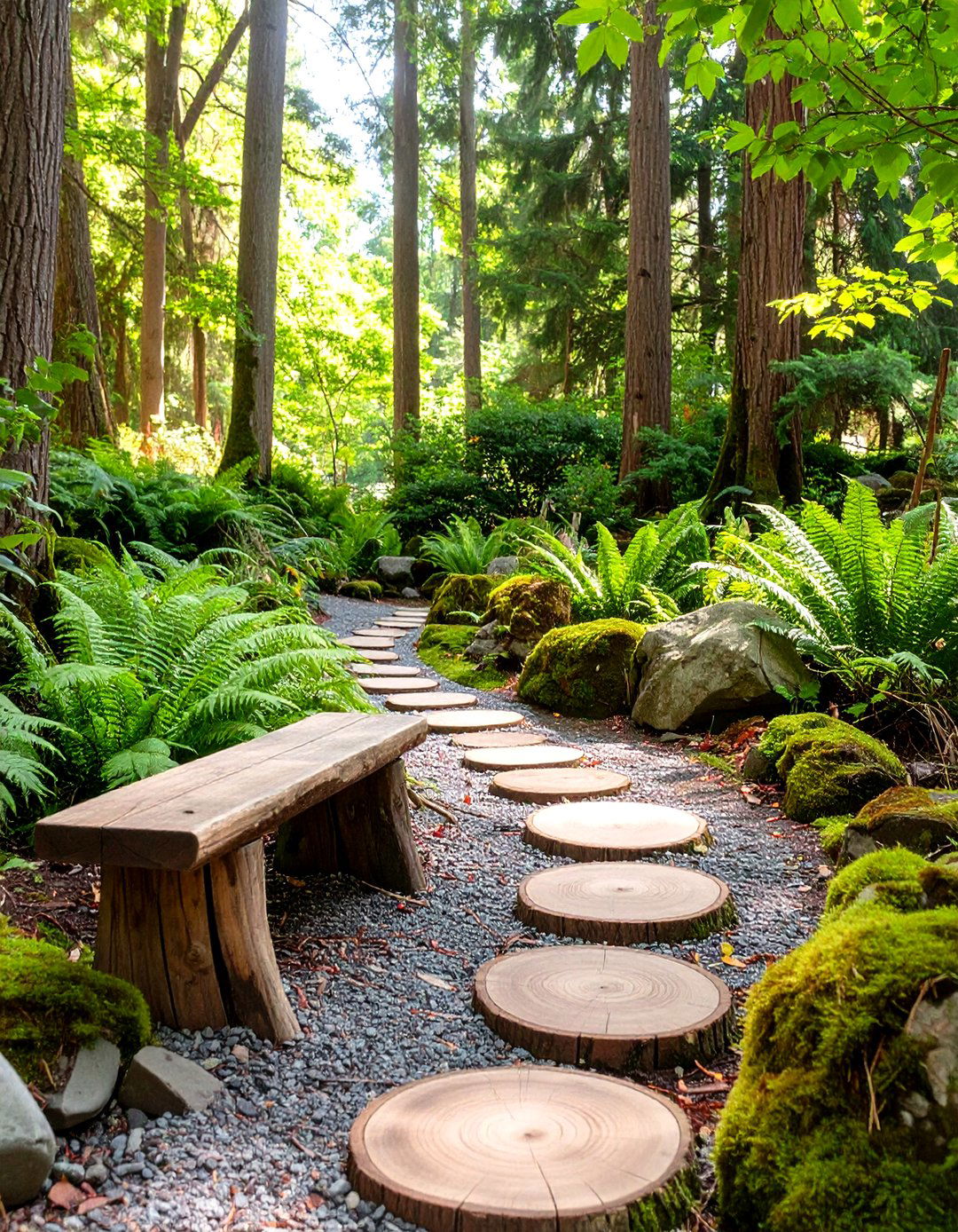 The Rustic Woodland Memorial Garden - 30 memorial garden ideas