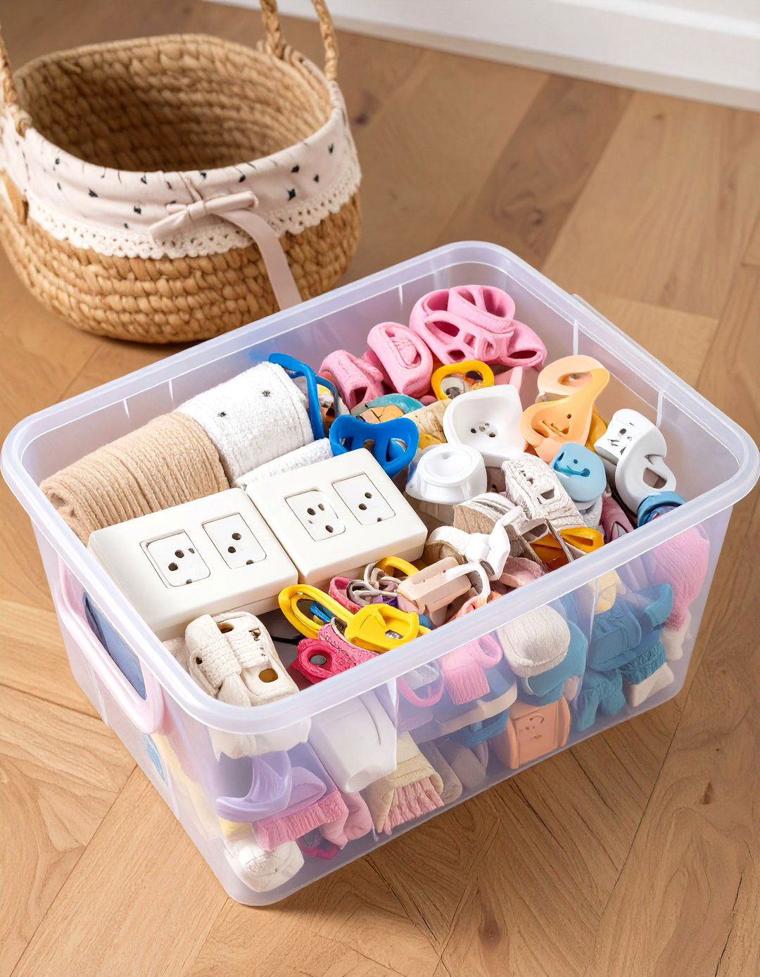 The Safety First Home Proofing Kit - 30 homemade diy baby shower gift basket ideas