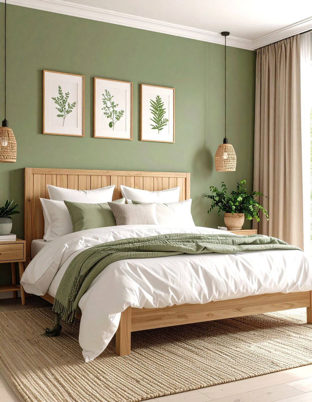 The Sage Green Sanctuary Bedroom - 30 earthy bedroom ideas