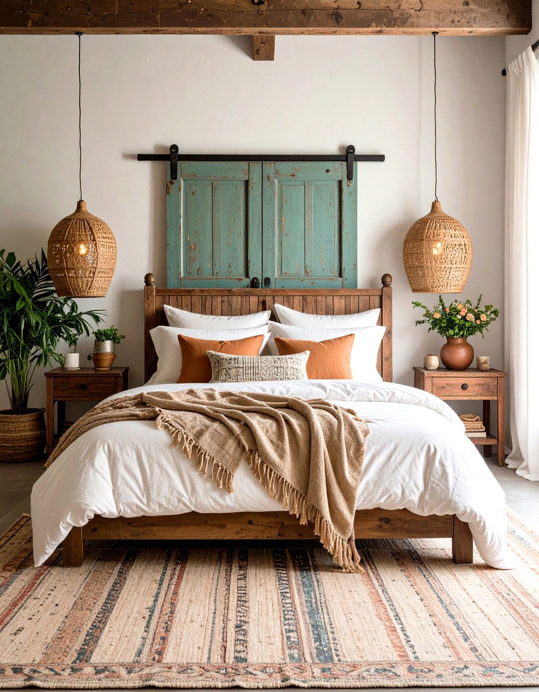 The Salvaged Architectural Bedroom - 30 joanna gaines bedroom ideas
