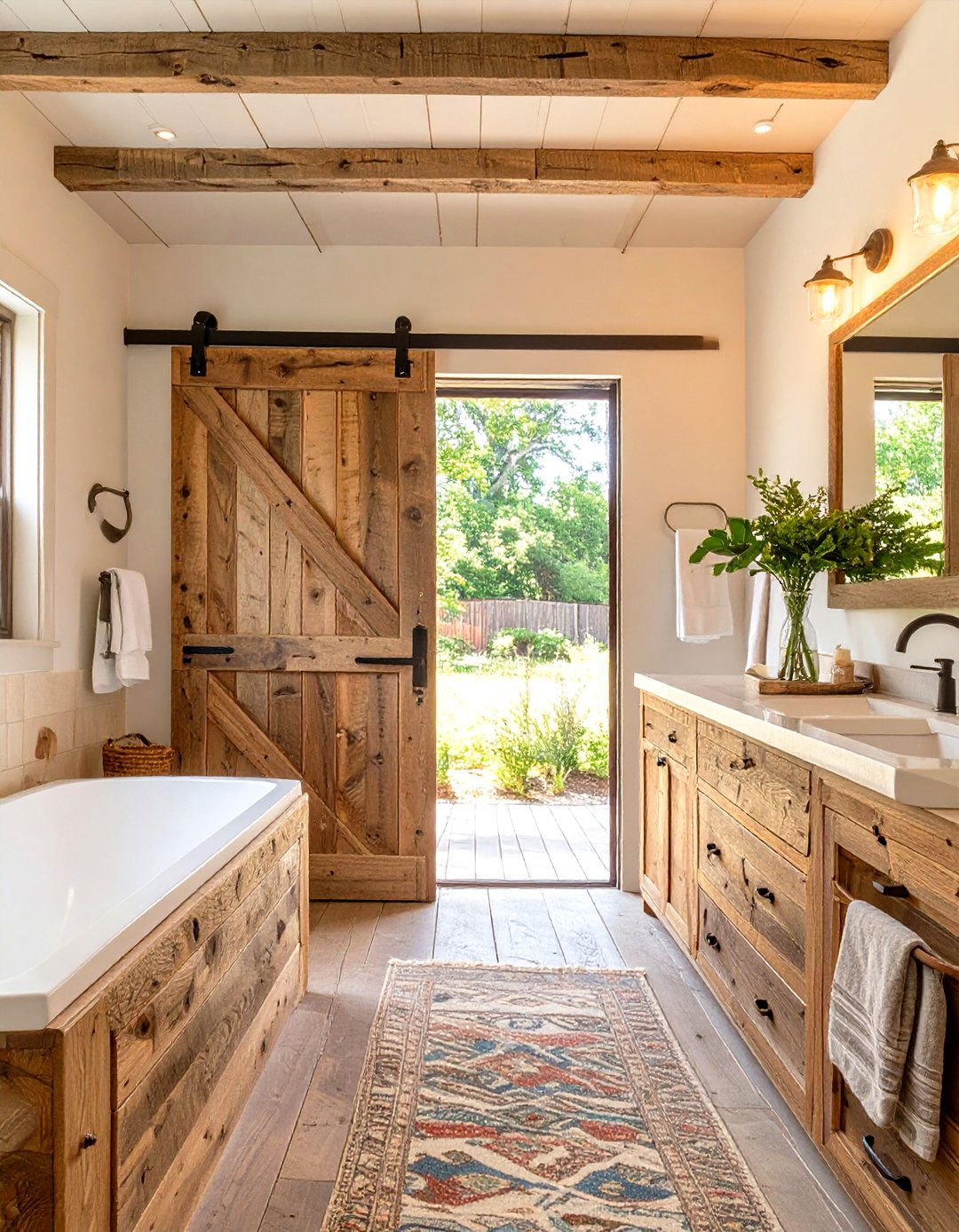 The Salvaged Materials Bathroom - 30 cottage bathroom ideas