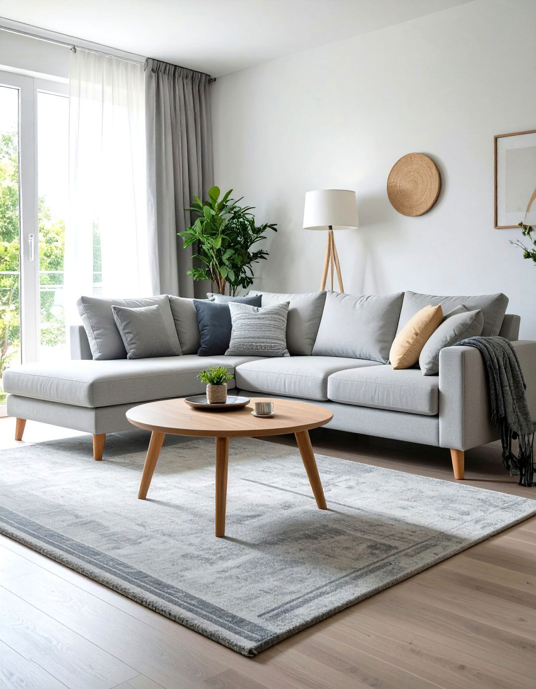 The Scaled Down Sectional Small Living Room - 30 decorating ideas for small living room
