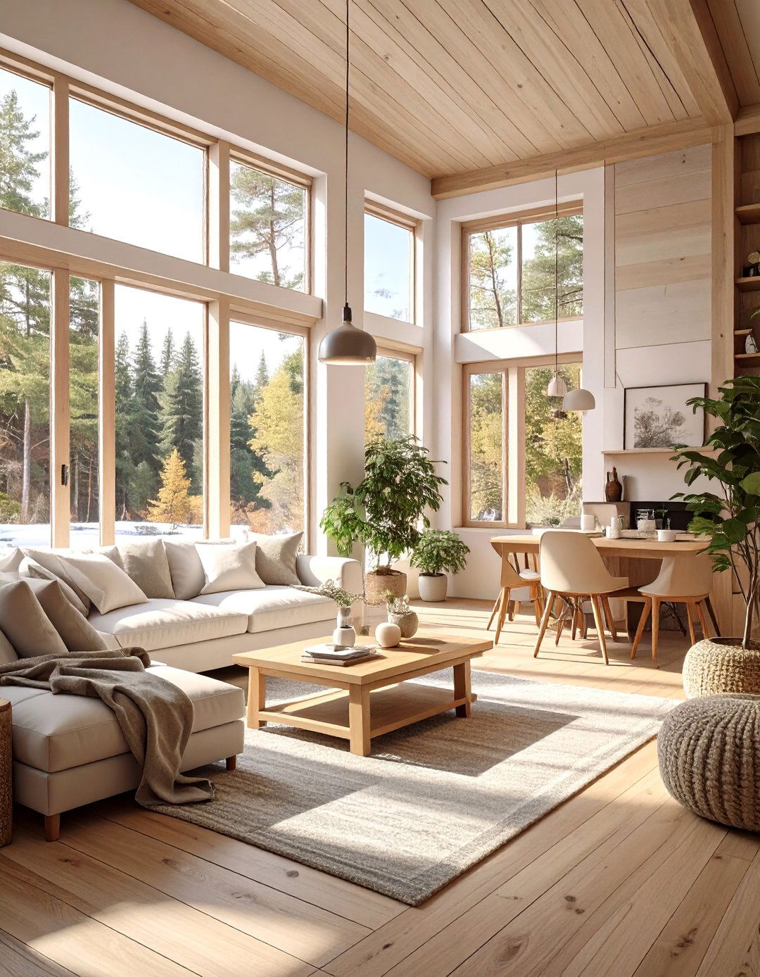 The Scandinavian AI Hybrid - 30 ai tiny home interior ideas