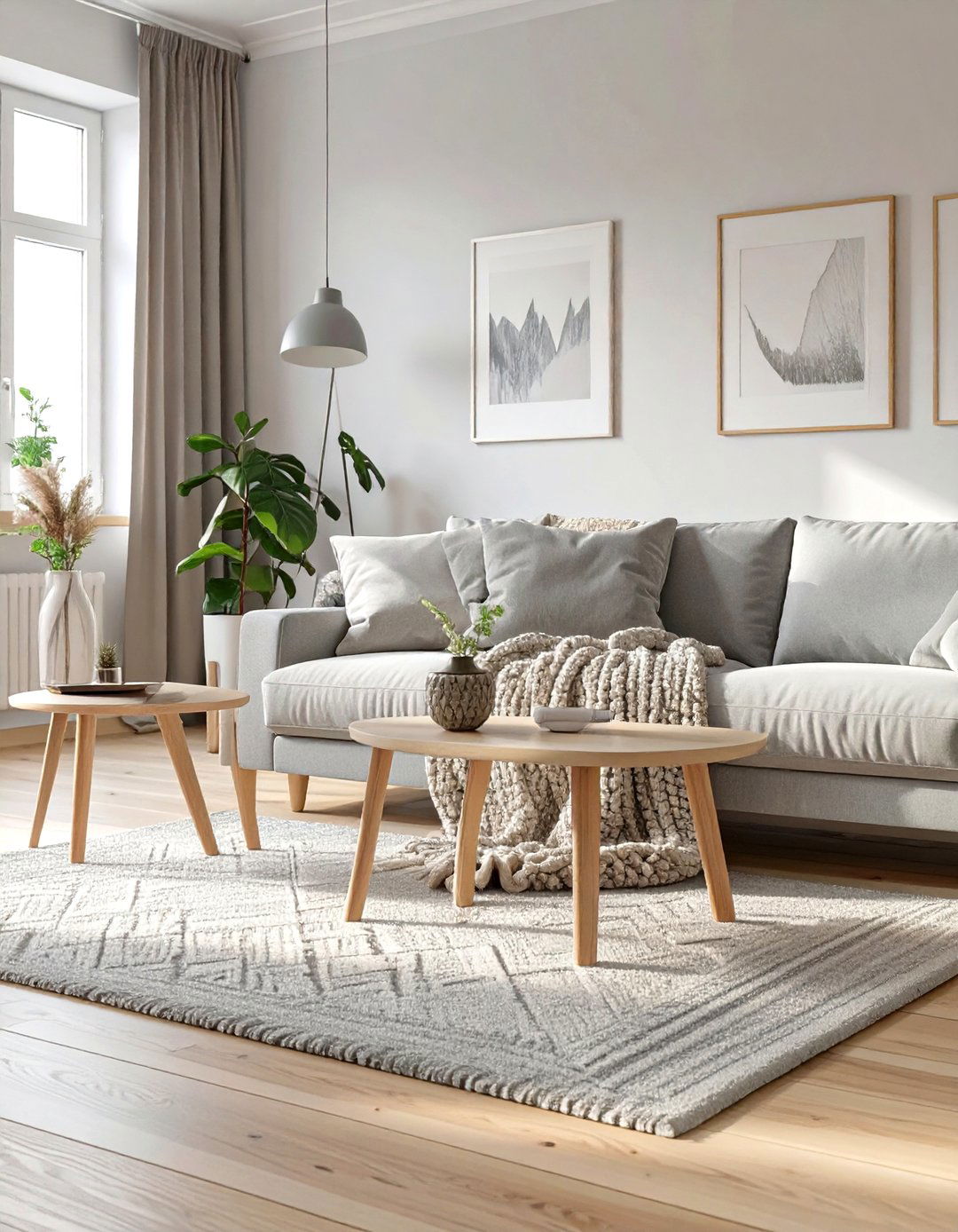 The Scandinavian Comfort Living Room - 30 cozy apartment living room ideas