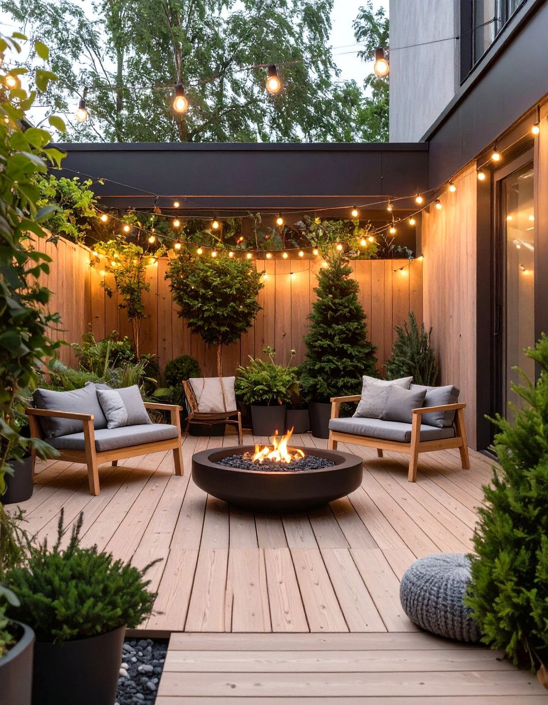 The Scandinavian Courtyard Garden - 30 modern small garden ideas