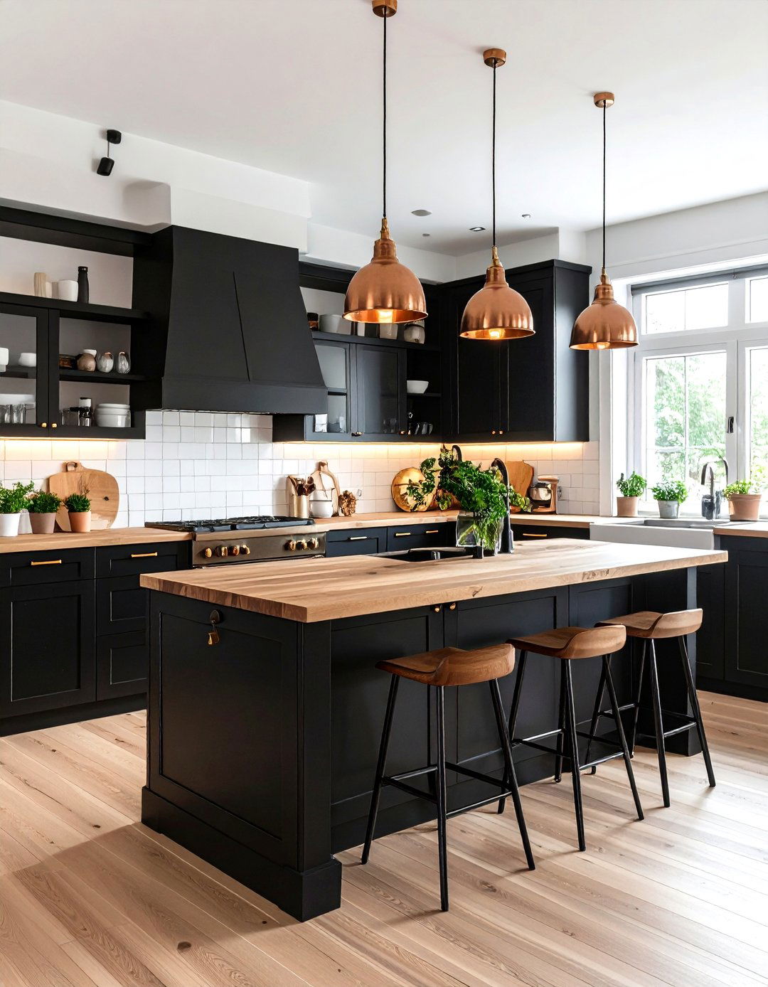 The Scandinavian Dark Kitchen - 30 3d kitchen design ideas