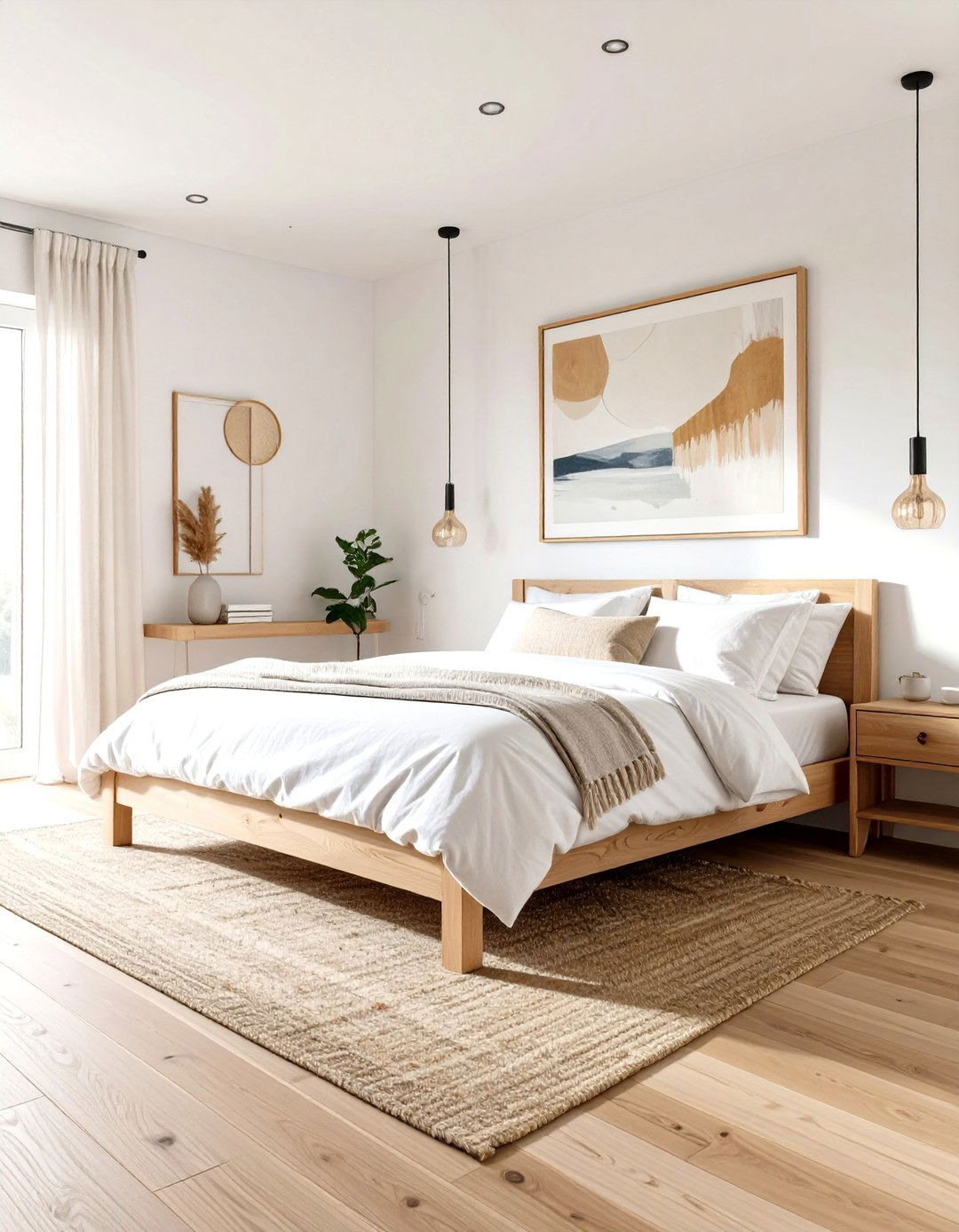 The Scandinavian Farmhouse Bedroom - 30 modern farmhouse interior design ideas