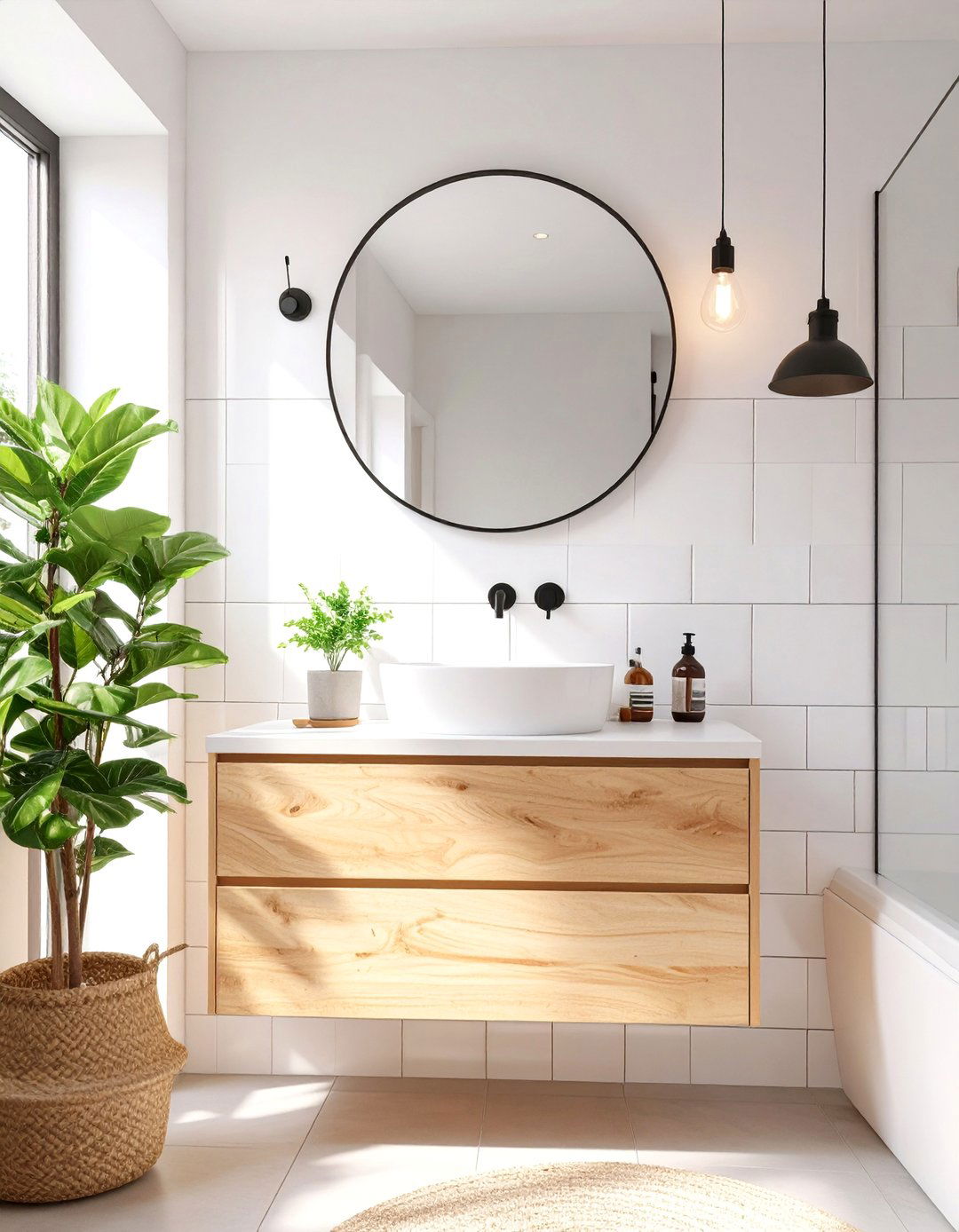 The Scandinavian Functional Bathroom - 30 bathroom layout ideas