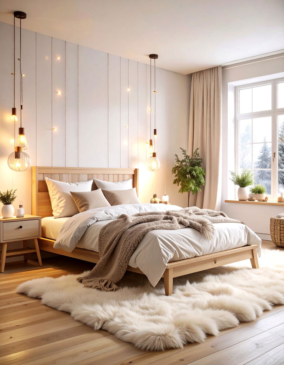 The Scandinavian Hygge AI Bedroom - 30 ai bedroom design ideas