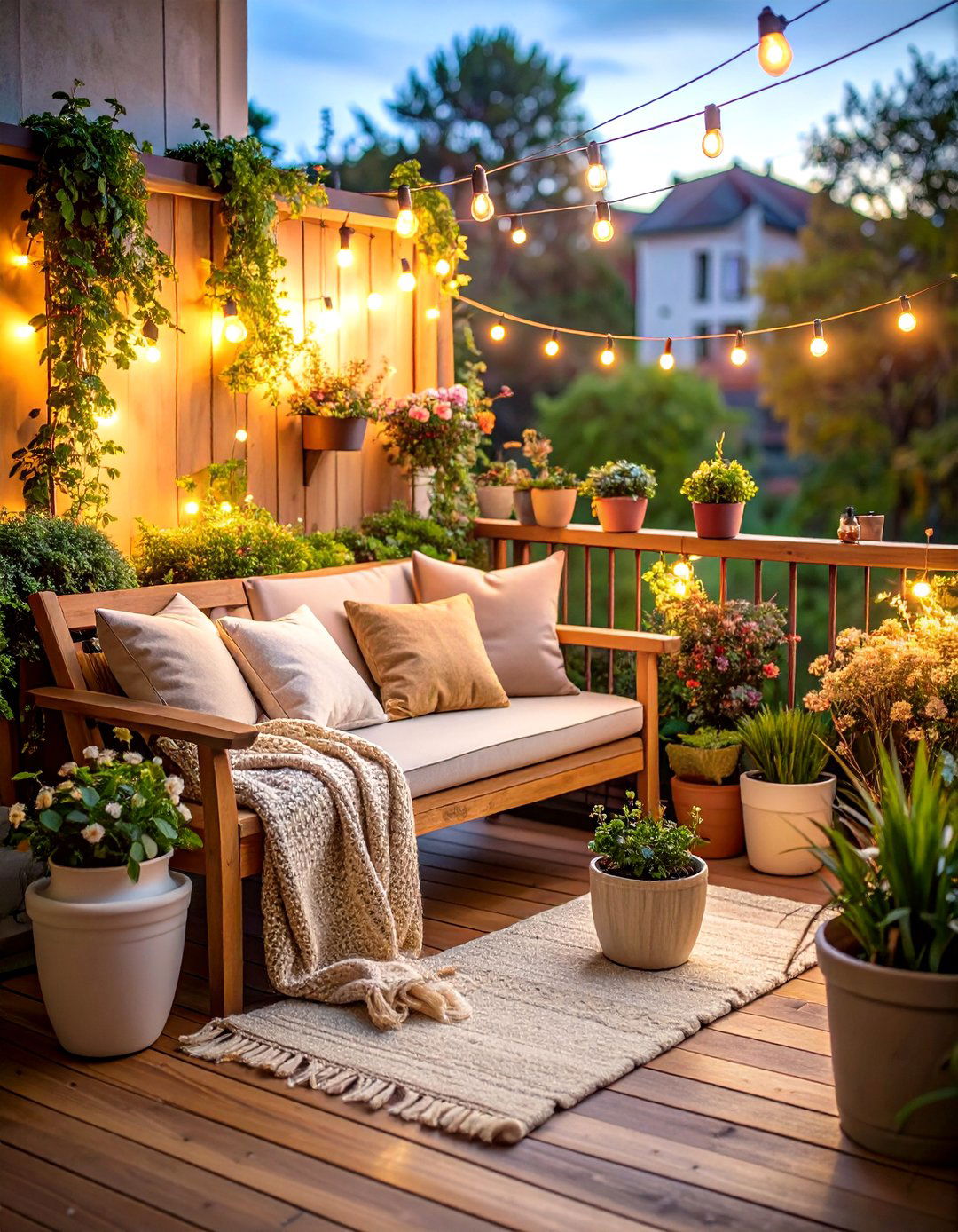 The Scandinavian Hygge Balcony Garden - 30 ai balcony garden design ideas