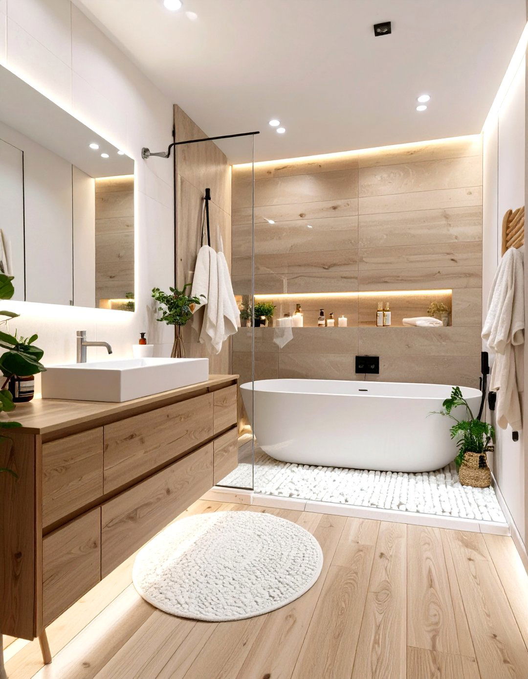 The Scandinavian Hygge Bathroom - 30 ai spa bathroom design ideas