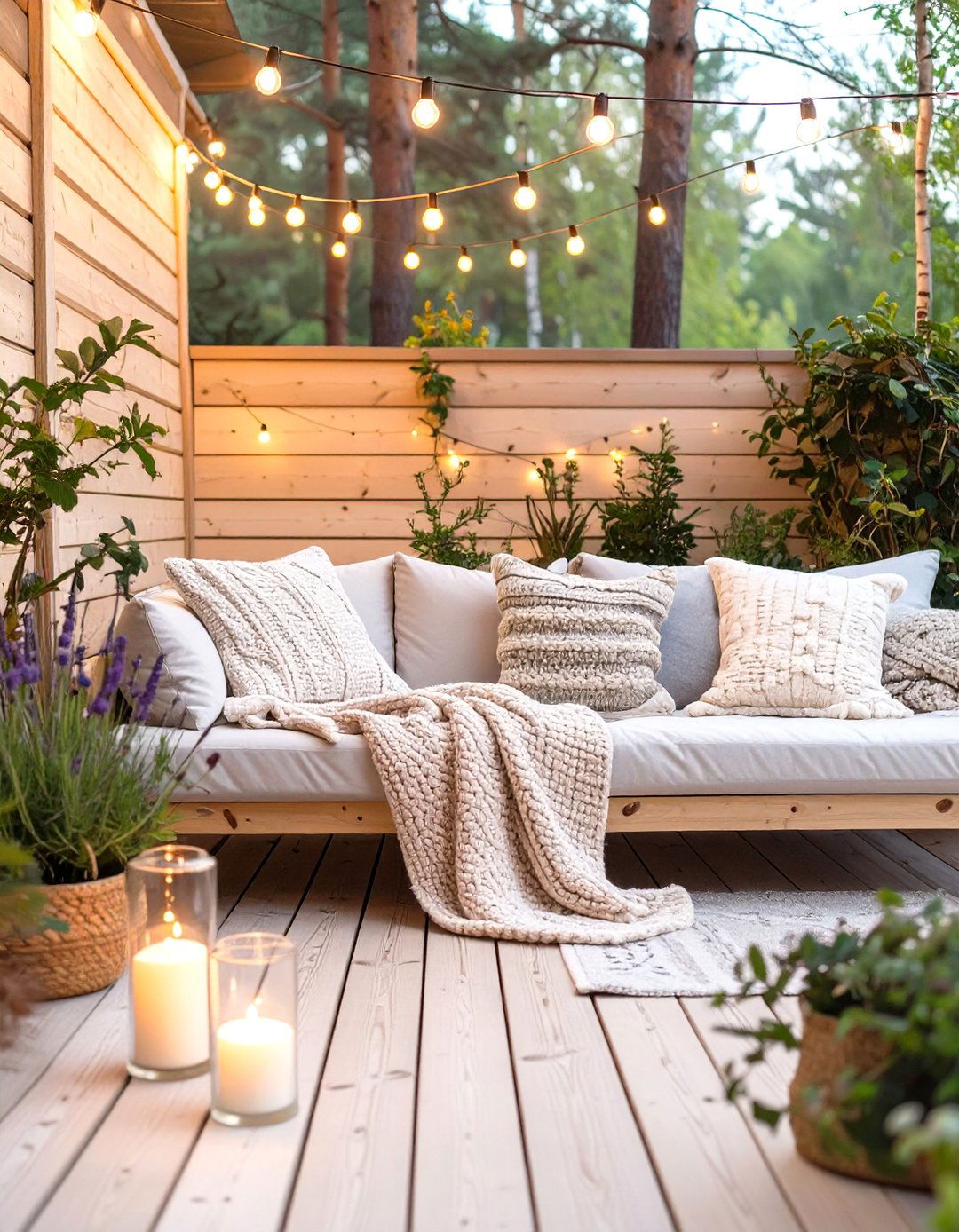 The Scandinavian Hygge Deck - 30 covered deck ideas