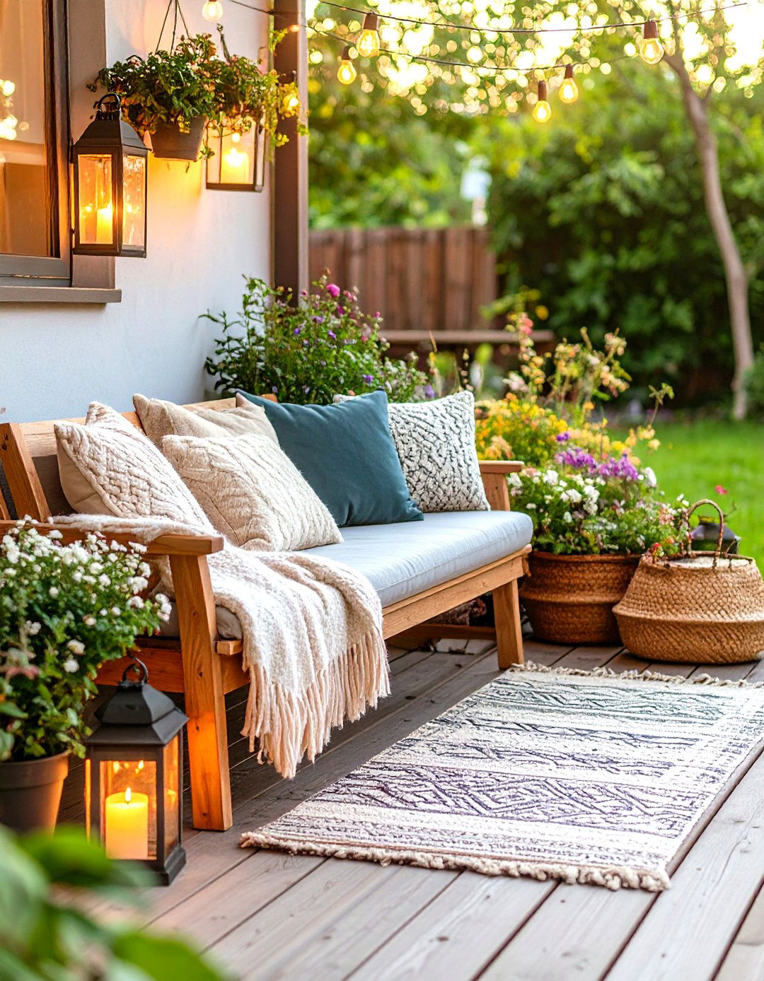 View of 30 Front Patio Ideas to Create a Welcoming Entryway - We Love Home Blog