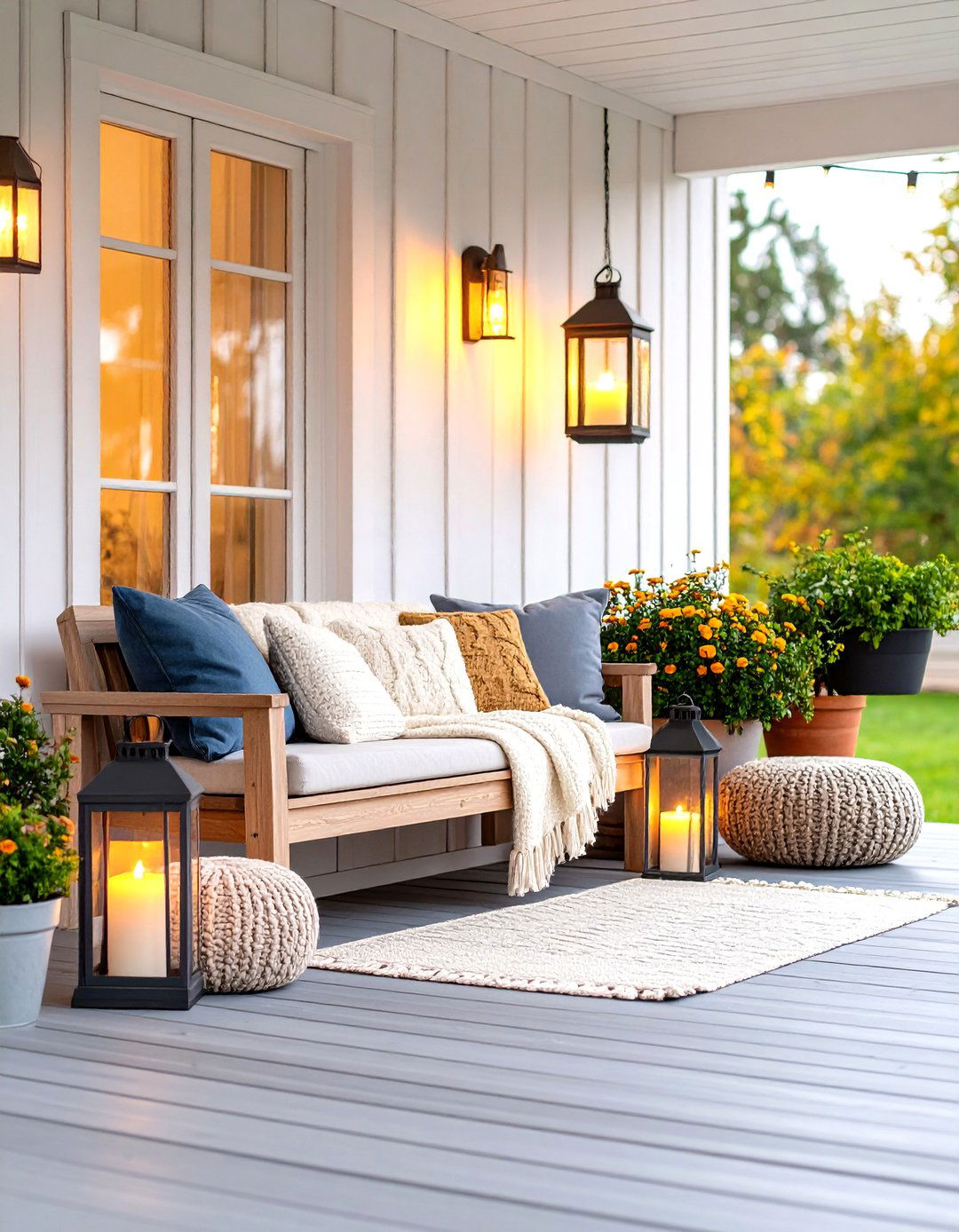 The Scandinavian Hygge Front Porch - 30  front porch ideas