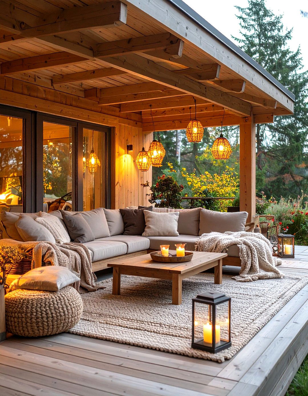 The Scandinavian Hygge Haven - 30 extension patio roof ideas