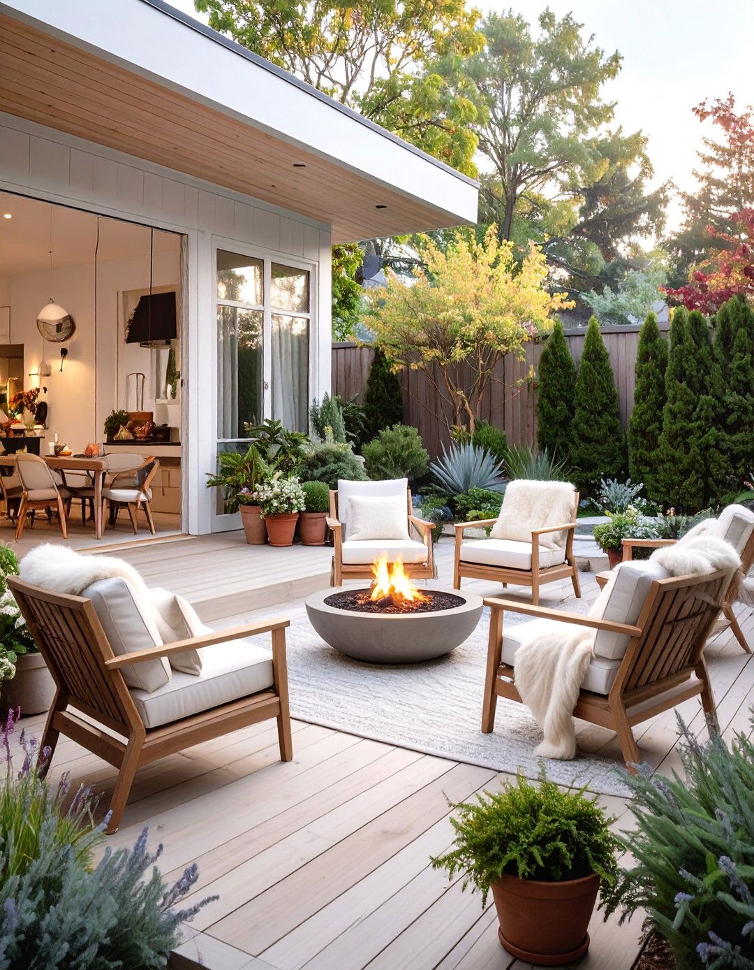 The Scandinavian Hygge Hideaway - 30 ai outdoor entertaining space ideas