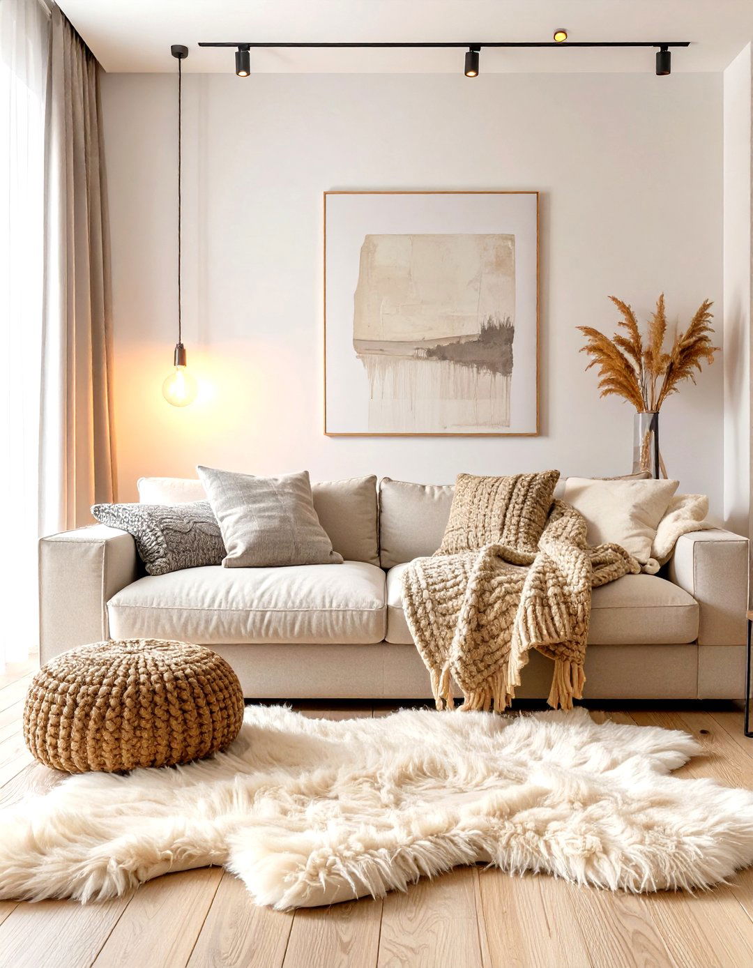 The Scandinavian Hygge Luxury Living Room - 30 luxury living room ideas