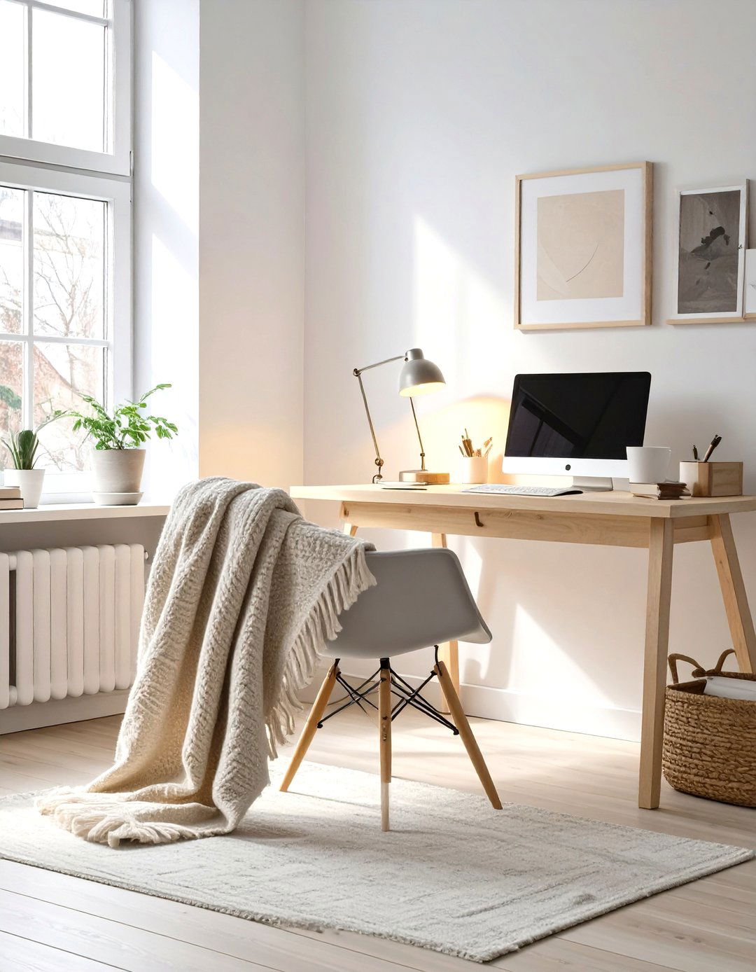 The Scandinavian Hygge Office - 30 office decor inspiration