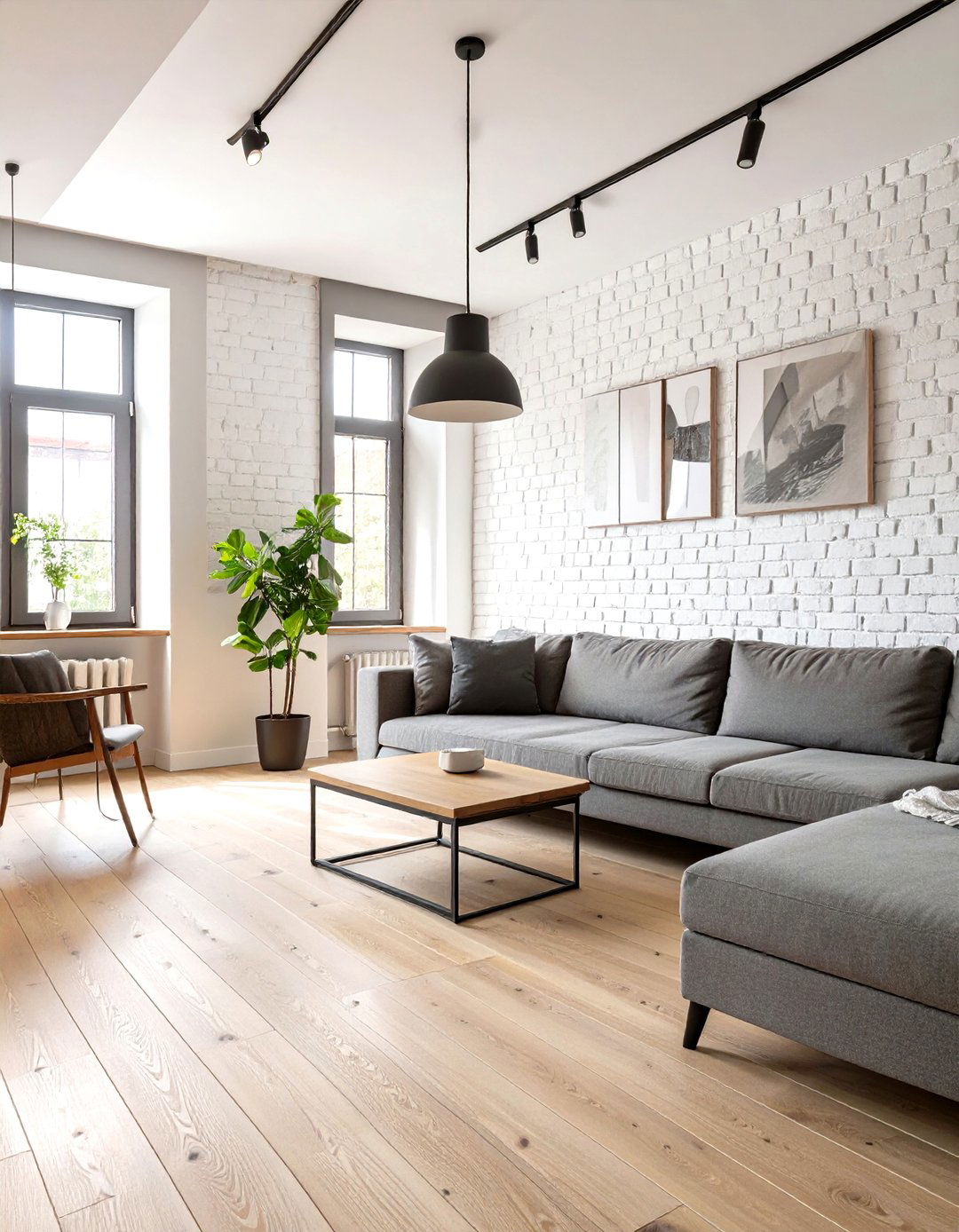 The Scandinavian Industrial Hybrid Living Room - 30 modern industrial interior design ideas