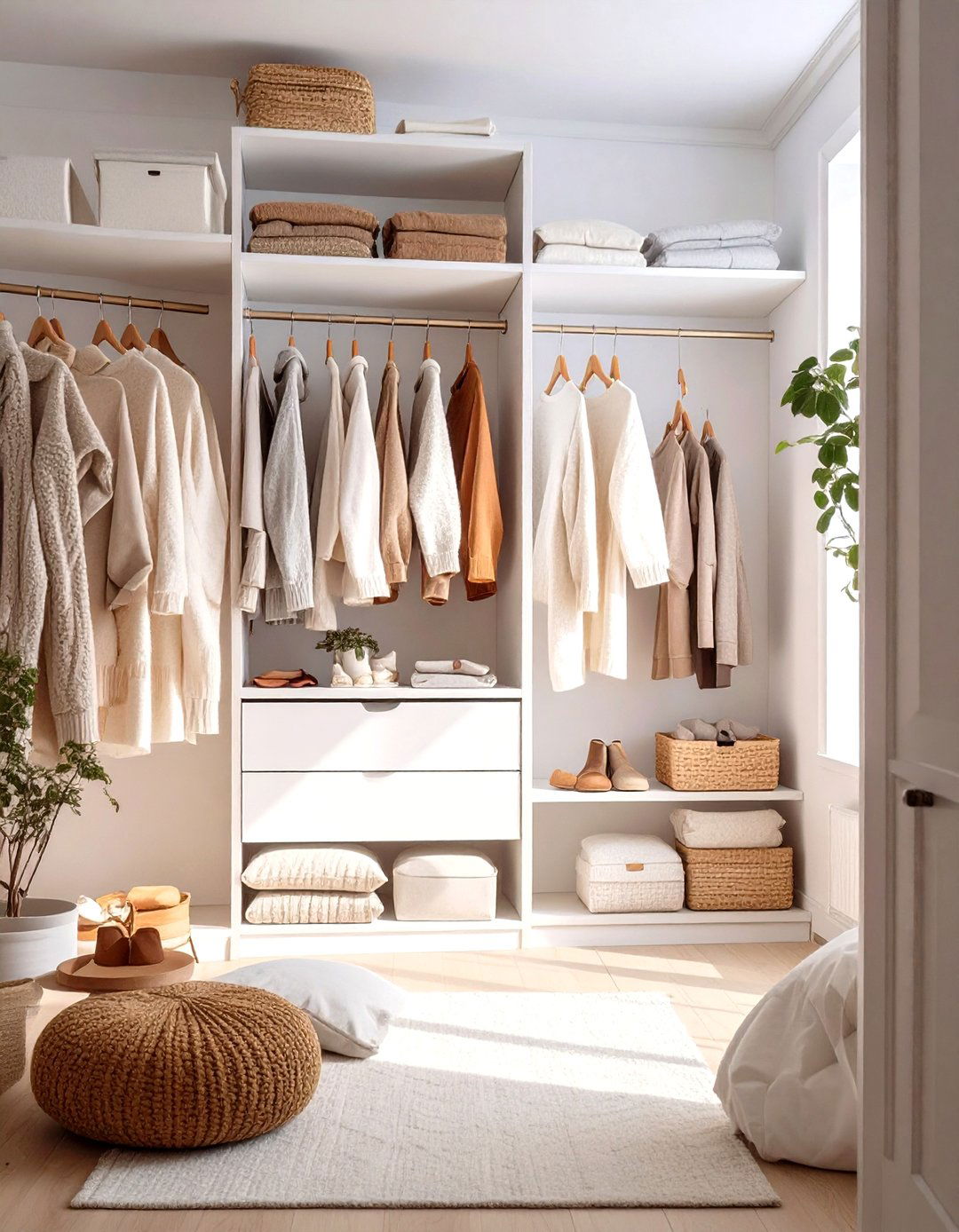 The Scandinavian Inspired BOAXEL Wall Mounted Storage - 30 ikea closet organizer ideas
