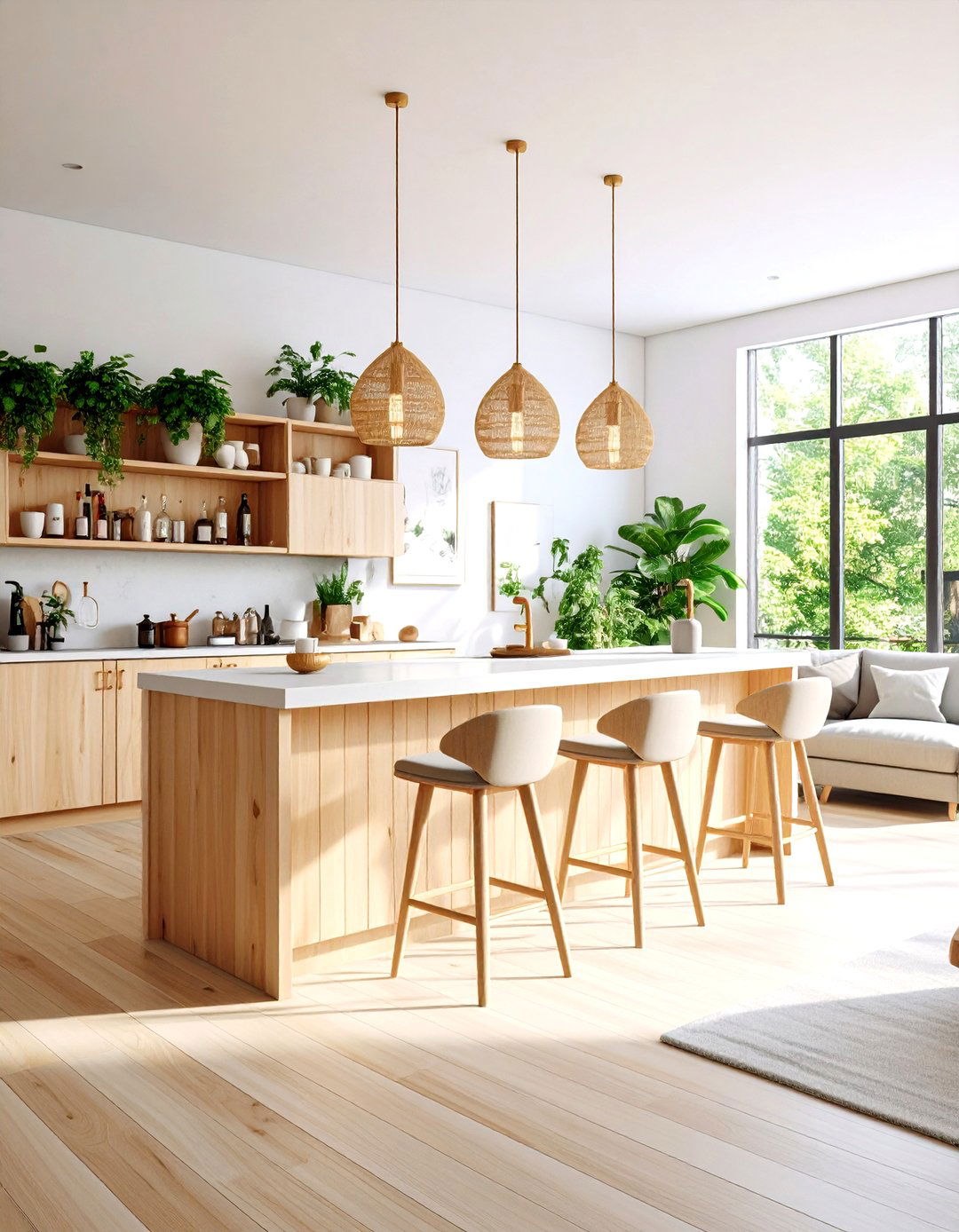 The Scandinavian Inspired Bar - 30 living room bar ideas