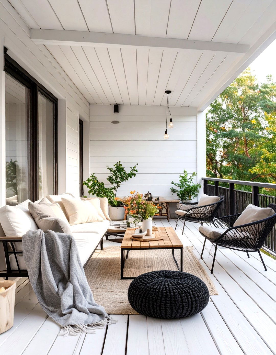 The Scandinavian Inspired Deck - 30 inexpensive deck ideas