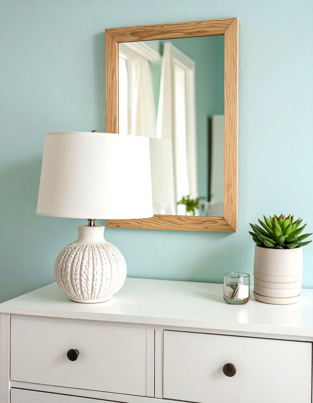 The Scandinavian Inspired Dresser - 30 bedroom dresser top decor ideas