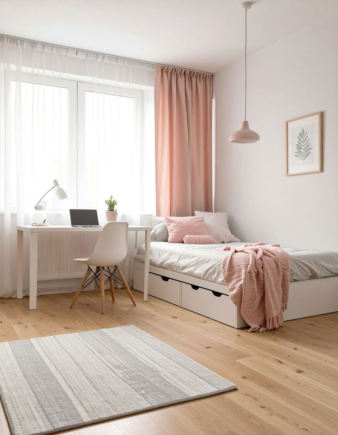 The Scandinavian Inspired Dual Purpose Room - 30 guest room office ideas