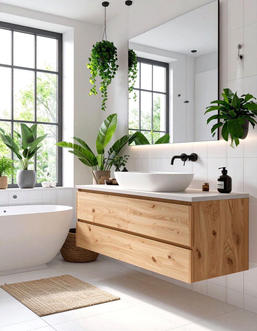 The Scandinavian Inspired Functional Bathroom - 30 master bathroom remodel ideas